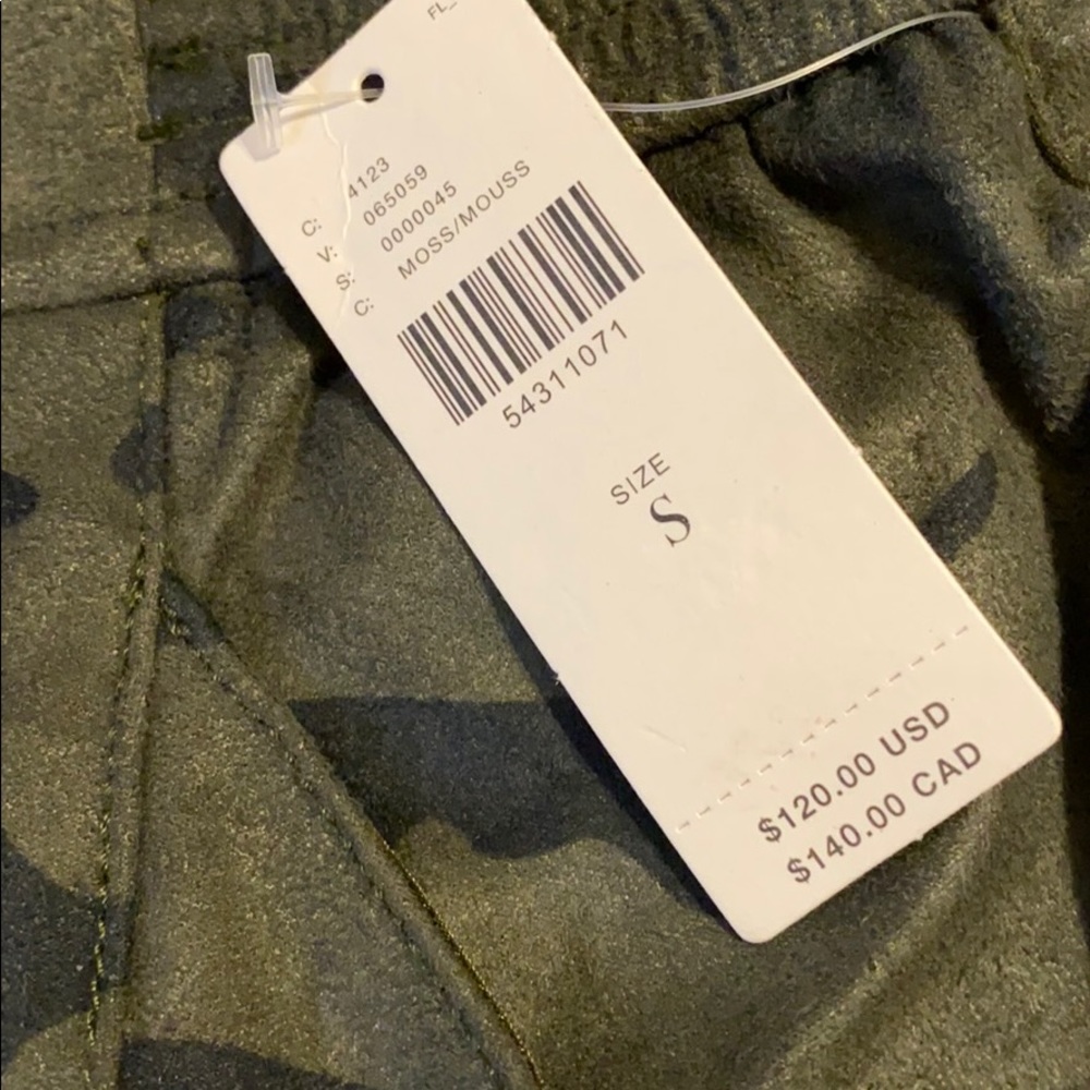 Anthropologie Rowan Sueded Camo Jogger Pants - Picture 6 of 10